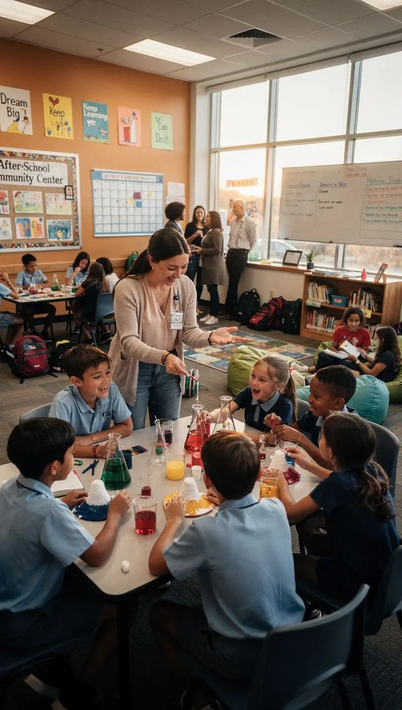 Vecāki apspriež izglītības plānus, radot nākotnes iespējas bērniem.